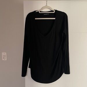 Women's Black Long Sleeve top